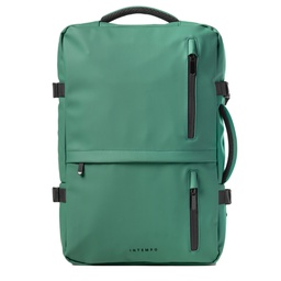 [103971] Zaino Travel Backpack Drop2Go gomma antipioggia dim. 30x15x45cm verde InTempo