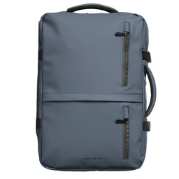 [103974] Zaino Travel Backpack Drop2Go gomma antipioggia dim. 30x15x45cm blu InTempo