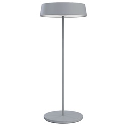 [103953] Lampada da tavolo 901 c/aggancio magnetico alluminio grigio Palmina