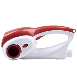 [103823] Grattugia cordless 12W 24,5x12x10,5cm rosso/bianco Girmi
