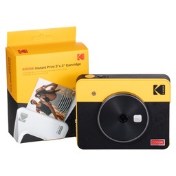 [103927] Kodak Fotocamera Istantanea  Mini shot Combo 3 Retro -Giallo