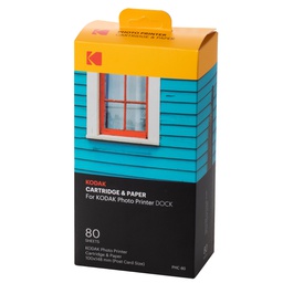 [103931] Kodak Cartucce per stampante 4.0X 6.0 ( 80 fogli+cartucce 6x4