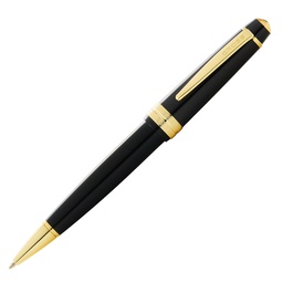 [104019] Penna sfera Bailey Light punta F fusto nero/oro Cross