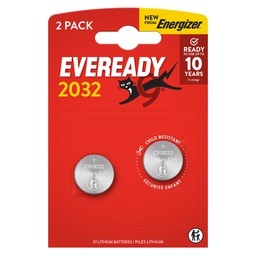 [104109] BLISTER 2 MICROPILE A PASTIGLIA CR2032 LITIO 3V ENERGIZER