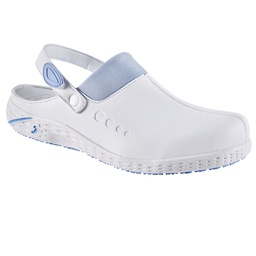 [104142] Zoccolo Dany tg 42 bianco/azzurro Safety Jogger