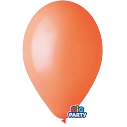 [104166] Busta 10 palloncini in lattice D30cm Arancione Big Party