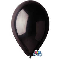 [104173] Busta 10 palloncini in lattice D30cm Nero Big Party
