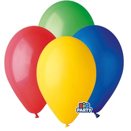 [104187] Busta 16 palloncini in lattice D26cm Colori assortiti Big Party