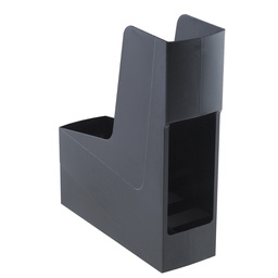 [104360] Portariviste G2D nero in PS riciclato 30x9x25,8cm Fellowes