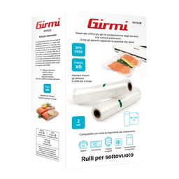 [104363] Conf. 2 Rulli per sottovuoto 28x500cm Girmi