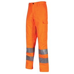 [104577] Pantaloni invernali alta visibilitA' Sirius tg L arancio fluo U-Power