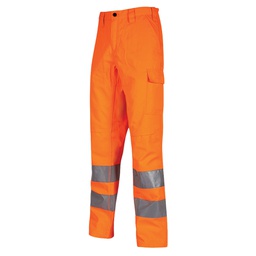 [104585] Pantaloni alta visibilitA' Vega tg L arancio fluo U-Power