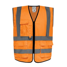 [104612] Gilet alta visibilitA' GILPOCK tg XXL arancio fluo Deltaplus