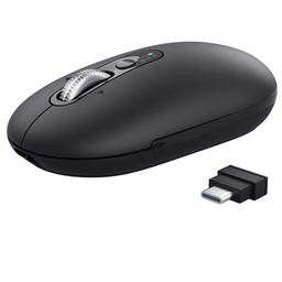 [104661] Mouse Sottile multi -wireless e hyperscroll Seron Nero-Trust