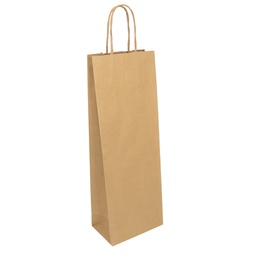 [104671] 25 Shoppers in carta sealing 14x9x39cm Easy Bottle Bags avana