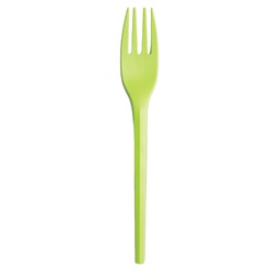 [104729] 20 forchette monouso Ecocolor in CPLA 16cm verde mela Big Party