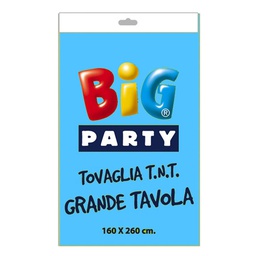 [104747] Tovaglia TNT 160x260cm turchese Big Party