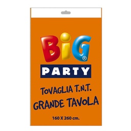 [104748] Tovaglia TNT 160x260cm arancione Big Party