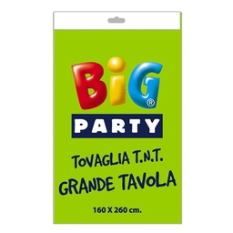 [104749] Tovaglia TNT 160x260cm verde mela Big Party