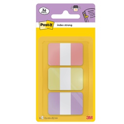 [104771] BLISTER 36 Post-it® INDEX STRONG 686-3SUN 24,4x38,1mm colori pastello