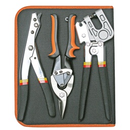 [104789] Kit con 3 attrezzi per cartongessoe 10 inserti per viti Fischer Darex