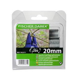[104793] 200 Punti per reti 20mm Galva Fischer Darex