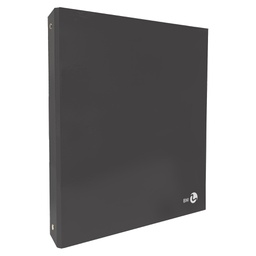 [104812] Raccoglitore a 4 anelli 30mm A4 grigio scuro BM