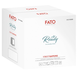 [104832] 250 tovagliolini bar 17x17cm 1 velo cellulosa bianco Fato