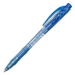 [104855] Penna a sfera a scatto Liner 308 0.7mm blu Stabilo