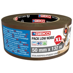 [104896] Nastro da imballo PP low noise 50mmx132mt avana Geko