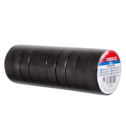 [104904] Nastro adesivo isolante 15mmx10mt nero Geko