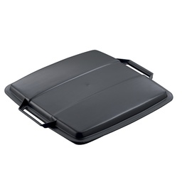 [104941] Coperchio nero per bidone DURABIN quadrato 90 lt Durable