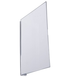 [104944] Conf. 10 cartelli da corsia in PET rigido a bandiera magnetico A5 verticale Dura