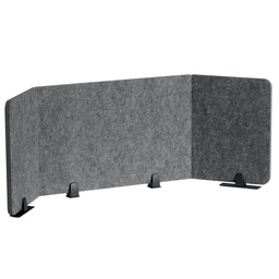 [104953] Pannello divisorio da scrivania EFFECT 160 pieghevole in feltro 1,6 m Durable