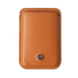 [104967] Portacarte magnetico vera pelle Saffiano marrone Cross