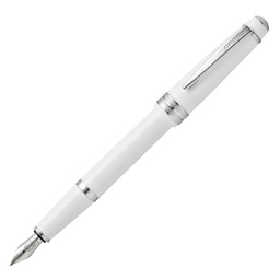 [104975] Penna stilografica Bailey Light punta M fusto bianco/chromo Cross