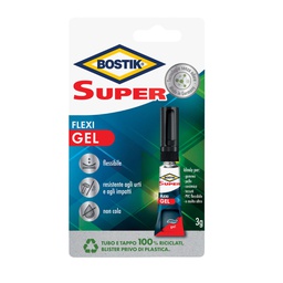 [105054] Colla istantanea Super Flexi Gel 3g Bostik
