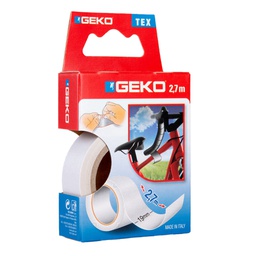 [105055] Nastro adesivo telato Tex bianco 19mmx2,7mt Geko