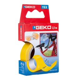 [105057] Nastro adesivo telato Tex giallo 19mmx2,7mt Geko