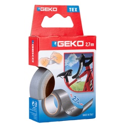 [105058] Nastro adesivo telato Tex grigio 19mmx2,7mt Geko