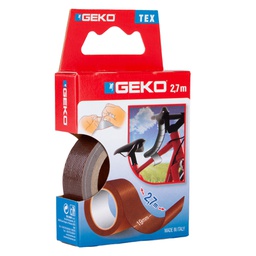 [105059] Nastro adesivo telato Tex marrone 19mmx2,7mt Geko