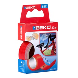 [105061] Nastro adesivo telato Tex rosso 19mmx2,7mt Geko