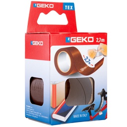 [105067] Nastro adesivo telato Tex marrone 38mmx2,7mt Geko