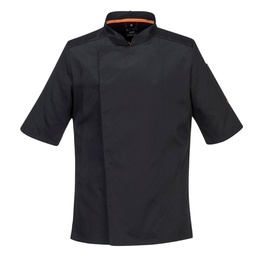 [105104] Giacca da cuoco MeshAir Pro a manica corta tg XL nero Portwest