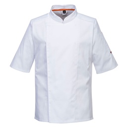 [105109] Giacca da cuoco MeshAir Pro a manica corta tg XXL bianco Portwest