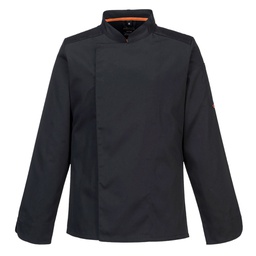 [105112] Giacca da cuoco MeshAir Pro a manica lunga tg XL nero Portwest
