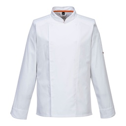 [105117] Giacca da cuoco MeshAir Pro a manica lunga tg XXL bianco Portwest