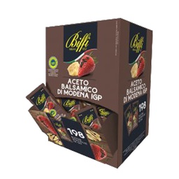 [105258] 198 bustine monodose Aceto balsamico di Modena IGP da 5ml - Biffi
