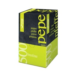 [105261] 500 bustine monodose pepe nero 0,2gr