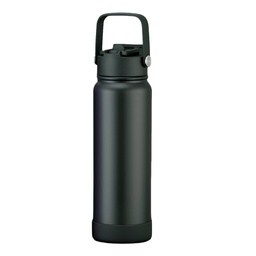 [105267] Borraccia termica caldo/freddo 800ml nero Mulin